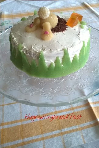 Torta Pasquale decorata in pasta di zucchero / Cake & Fancy